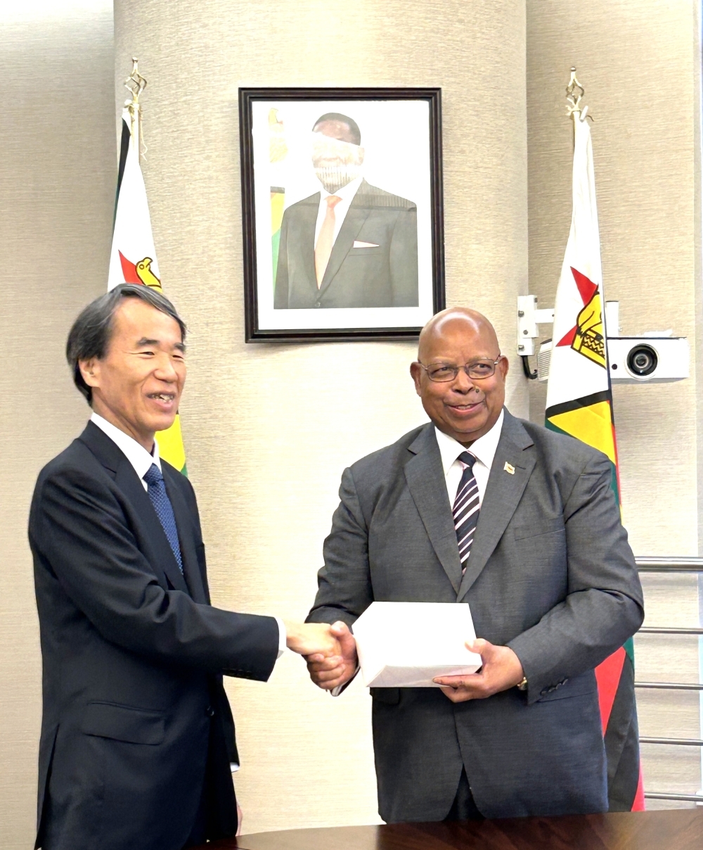 Ambassador Maekawa and Hon Mudenda