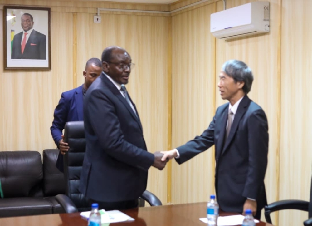 Ambassador MAEKAWA's Courtesy Call on Vice President Hon. Dr. Kembo D.N. Mohadi